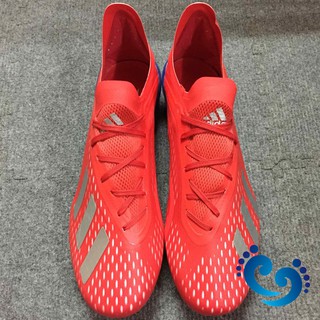 Giày đá bóng X18 đỏ pha tự nhiên (combo giày+túi)