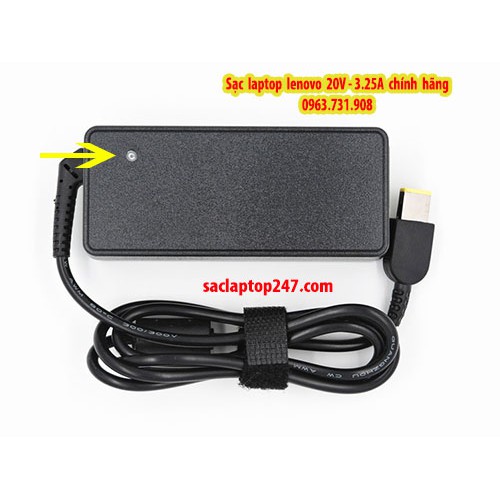 Sạc Laptop Lenovo thinkpad 20v - 3.25A zin | BigBuy360 - bigbuy360.vn