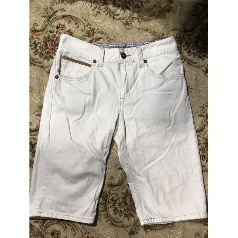 Quần short ngắn chính hãng hiệu EDWIN màu trắng size 30