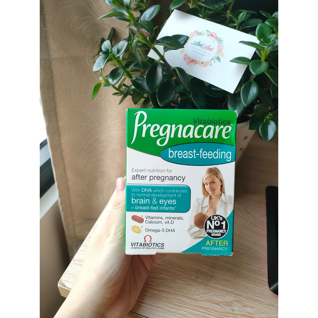 [Tặng kèm mặt nạ] Vitamin PREGNACARE BREASTFEEDING Bổ Sung Chất Cho Sữa Mẹ