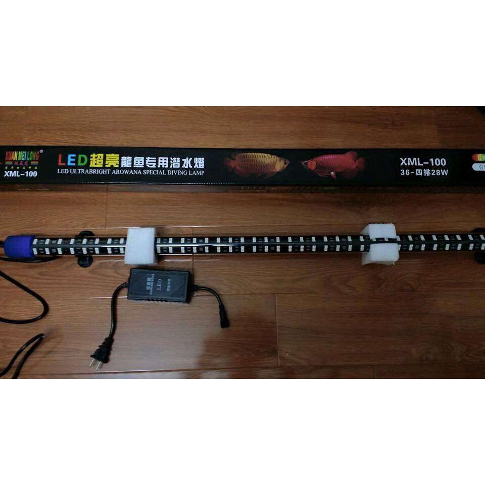 Đèn Led XuanMeiLong Đài Loan – XML 80 – 2 hàng Led MÀU HỒNG- HÀNG MỚI- MẤT VỎ