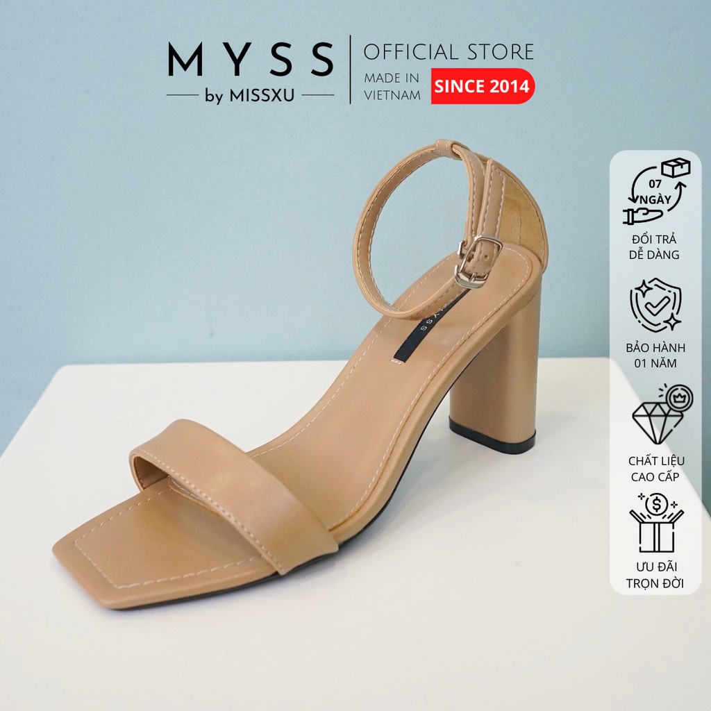 Giày sandal nữ bít gót 7cm thời trang MYSS - SD127