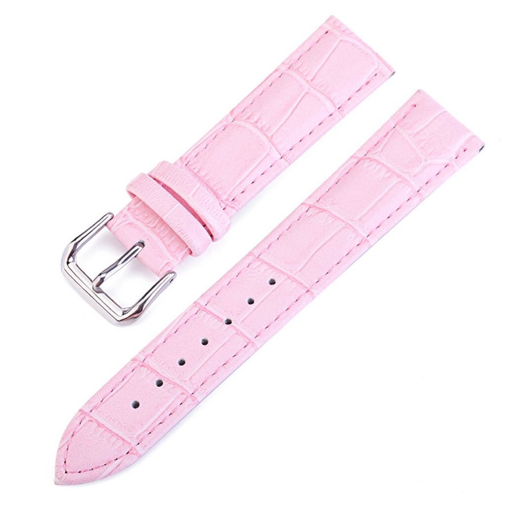 Dây Đồng Hồ Bằng Da Bò 14Mm - 24mm Khóa Kim Loại 18 19 20 22mm