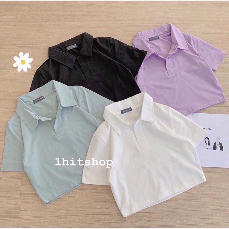 Áo croptop polo siêu đẹp