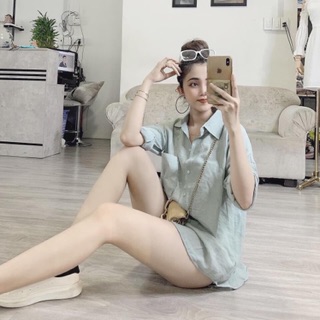 ÁO SƠMI LINEN FORM RỘNG