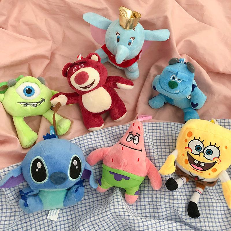Toy Story 4 Keychain SpongeBob SquarePants Keychain Dumbo Mặt dây chuyền