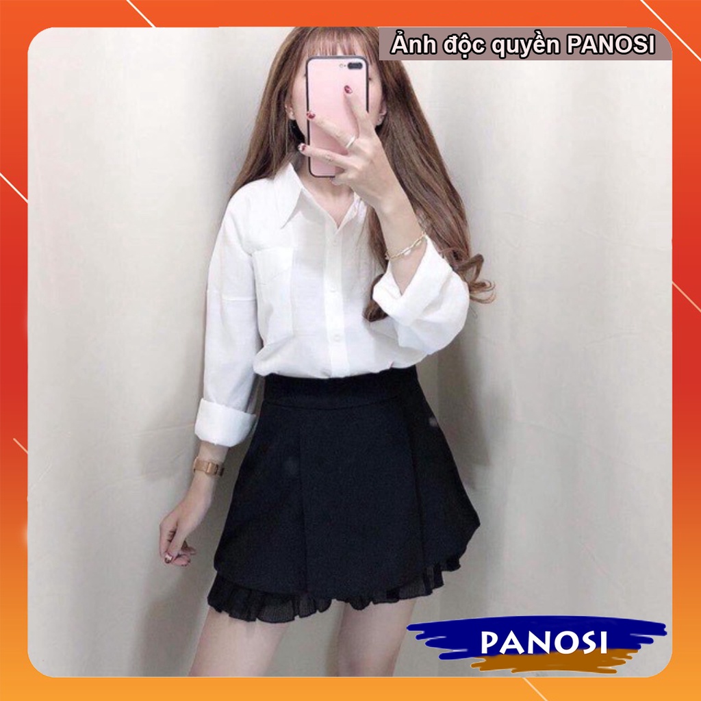 Chân váy xếp ly 2 tầng công sở chất vải đẹp cao cấp quảng châu - CV190 | BigBuy360 - bigbuy360.vn