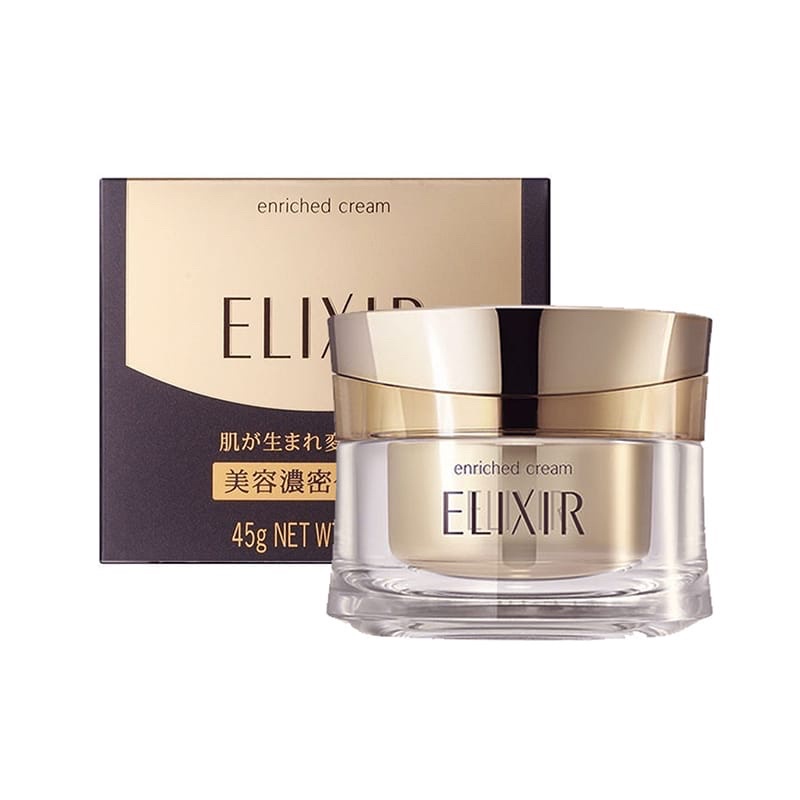 [Hàng_Nhật] Kem Dưỡng Da Cao Cấp Elixir Enriched Cream 45g Nhật Bản [Hàng_Auth]