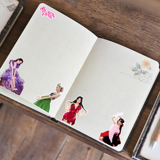 Set 109 / 100 Sticker Hình BLACKPINK Xinh Xắn