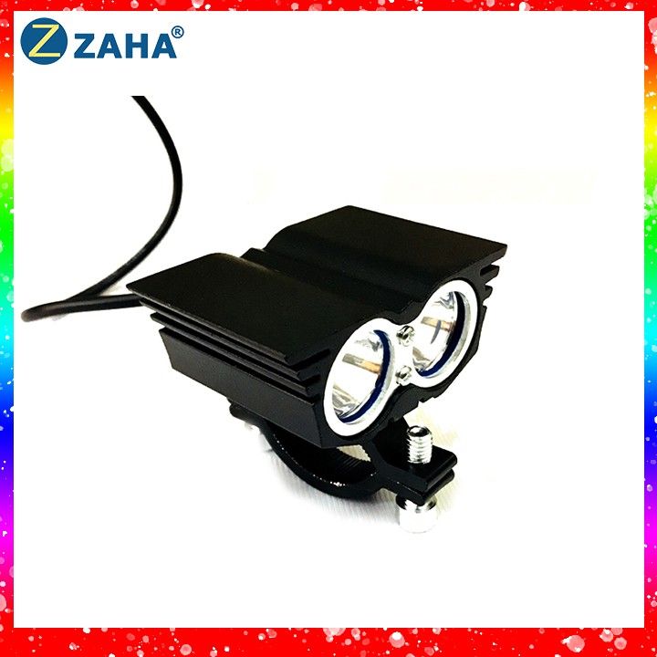 Đèn trợ sáng X2 chính hãng Zaha 20w cho mô tô xe máy