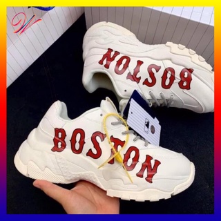 [hỗ trợ đổi trả] Giày M.L.B boston da chữ đỏ in 3D
