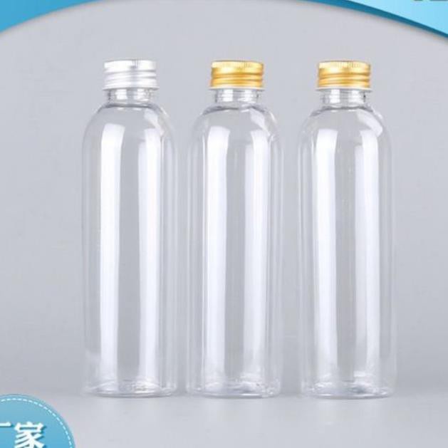 Chai Chiết Mĩ Phẩm ❤ SIÊU RẺ ❤ Chai nhựa pet nắp nhôm 150ml,200ml,250ml, phụ kiện du lịch