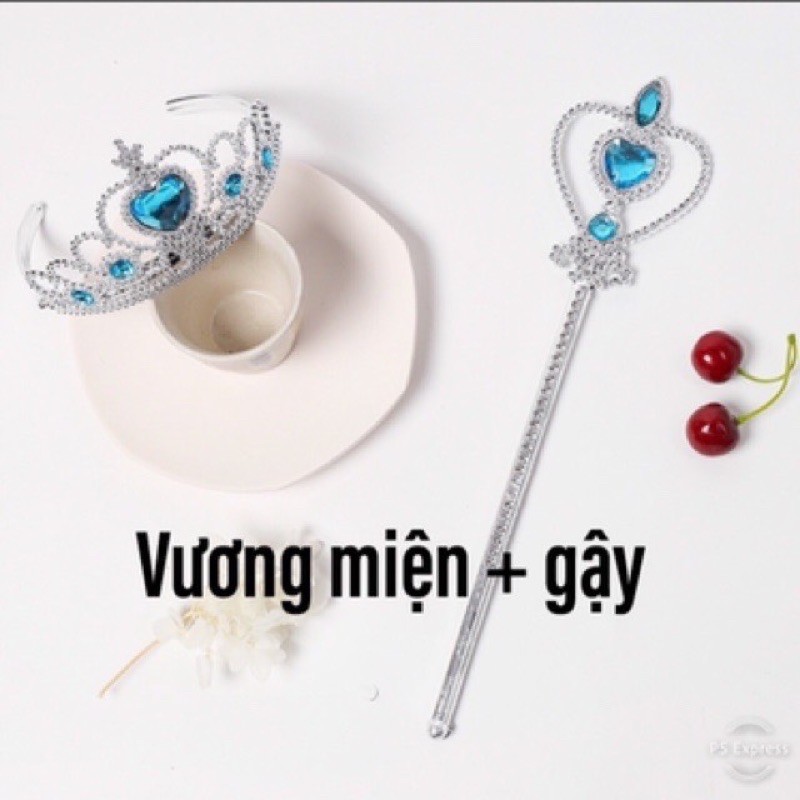 [SẴN - HÀNG LOẠI 1 TẶNG VƯƠNG MIỆN] Đầm Elsa bé gái công chúa hàng xịn