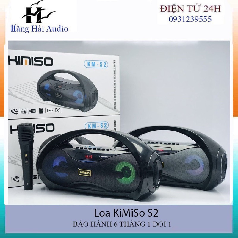Loa Bluetooth hát karaoke xách tay Kimiso S2