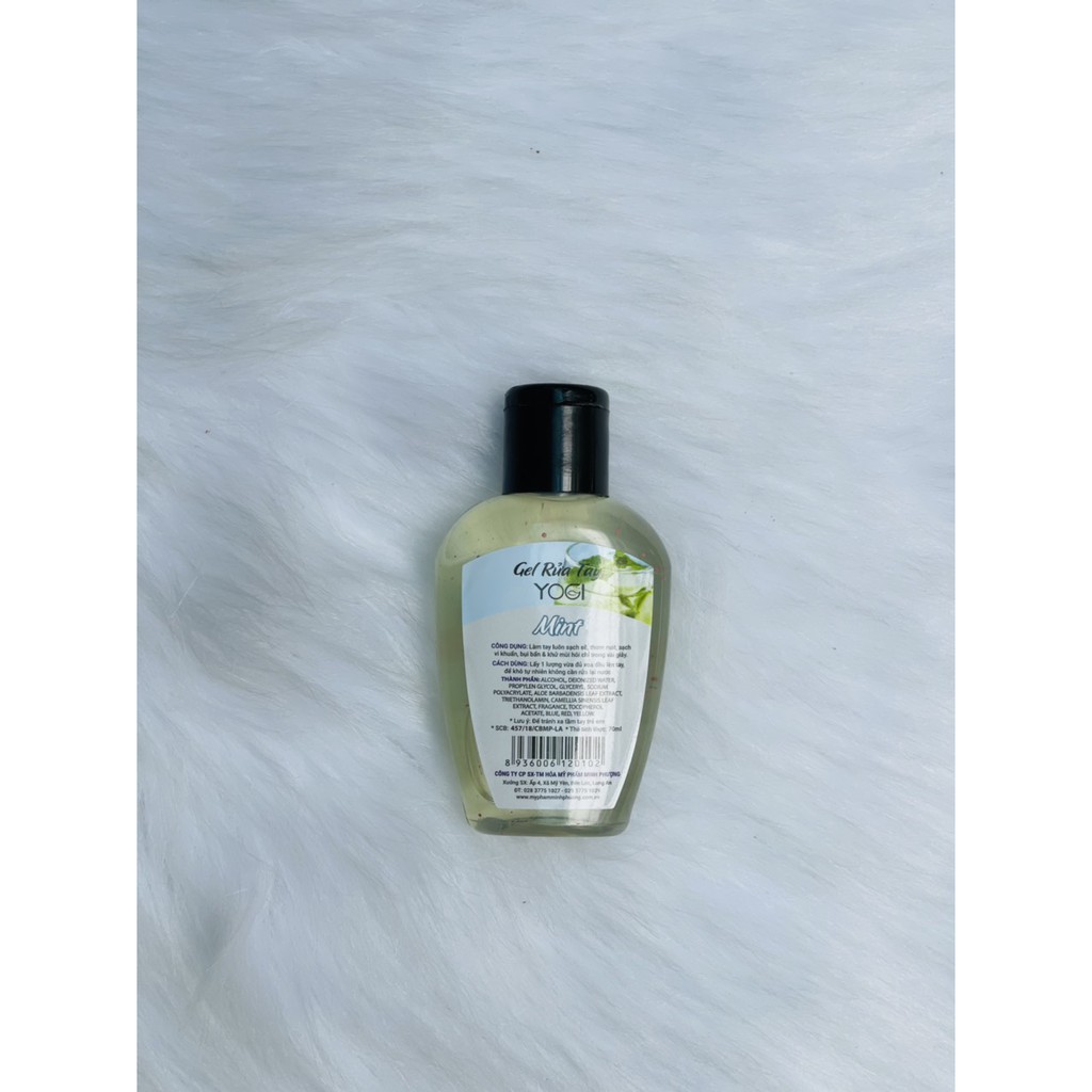 GEL Rửa tay KHÔ thương hiệu YOGI 1chai/70ml diệt khuẩn 99% (04 màu hương: bạc hà, dưa gang, dâu, hương hoa quyến rũ) | BigBuy360 - bigbuy360.vn