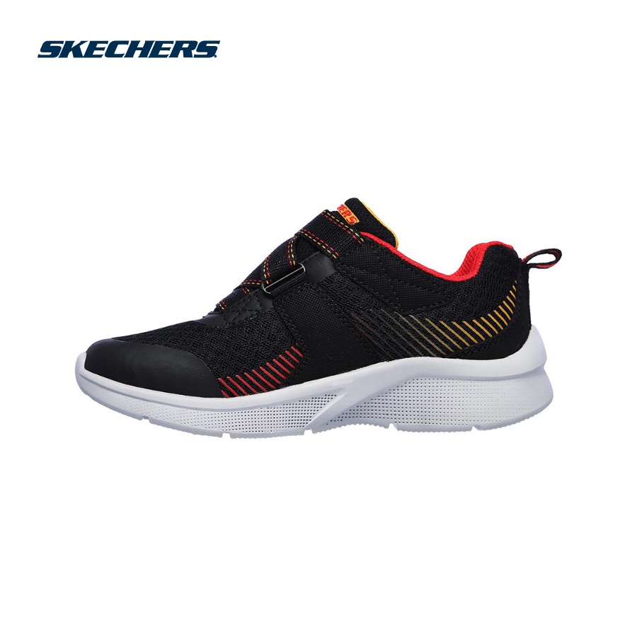 Giày sneaker bé trai Skechers Microspec - 97536L-BKRD