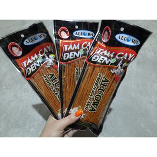hot! siêu phẩm mới 10 gói snack tăm cay đen aluwa SỈ LẺ ĐỒ ĂN VẶT