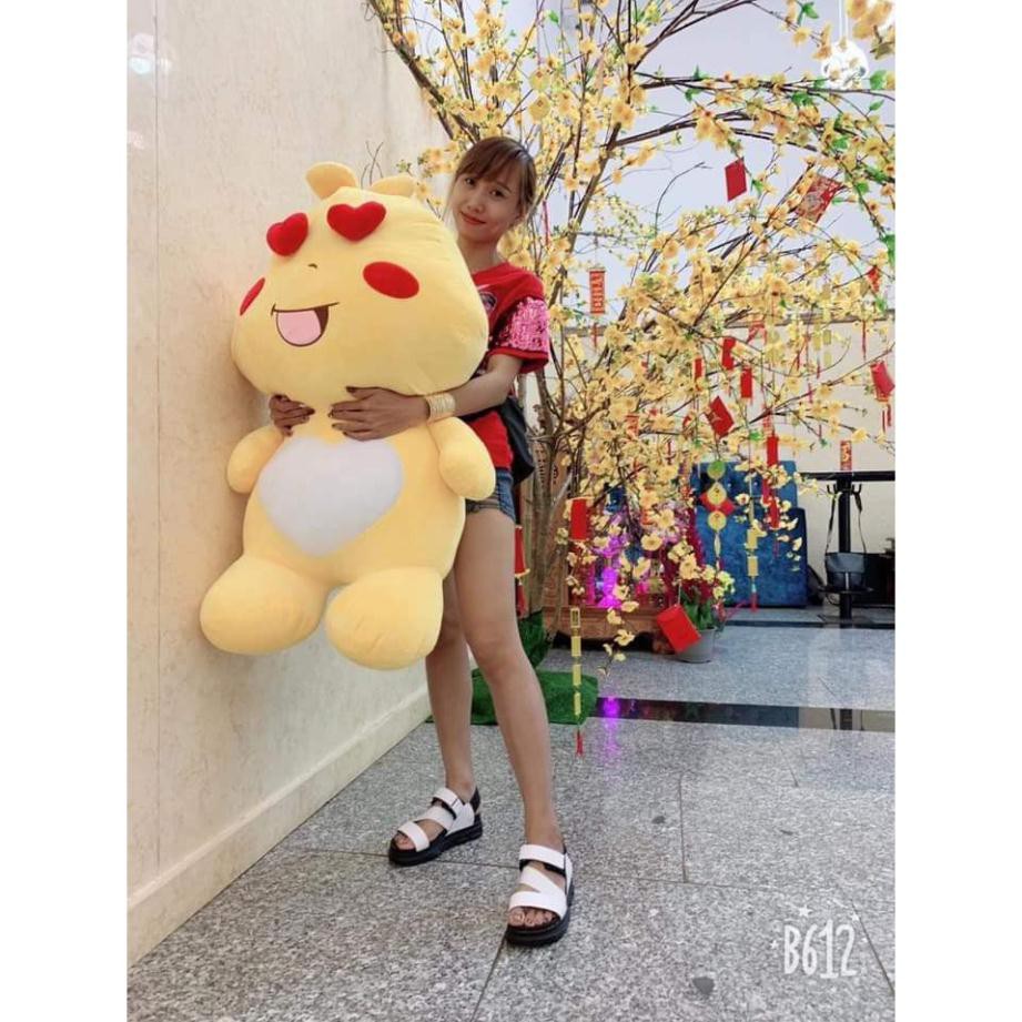 2021 Gấu Bông - Gối Ôm Thú Nhồi Bông Khủng Long Ong Vàng Qoobee Các Size 40cm-1m