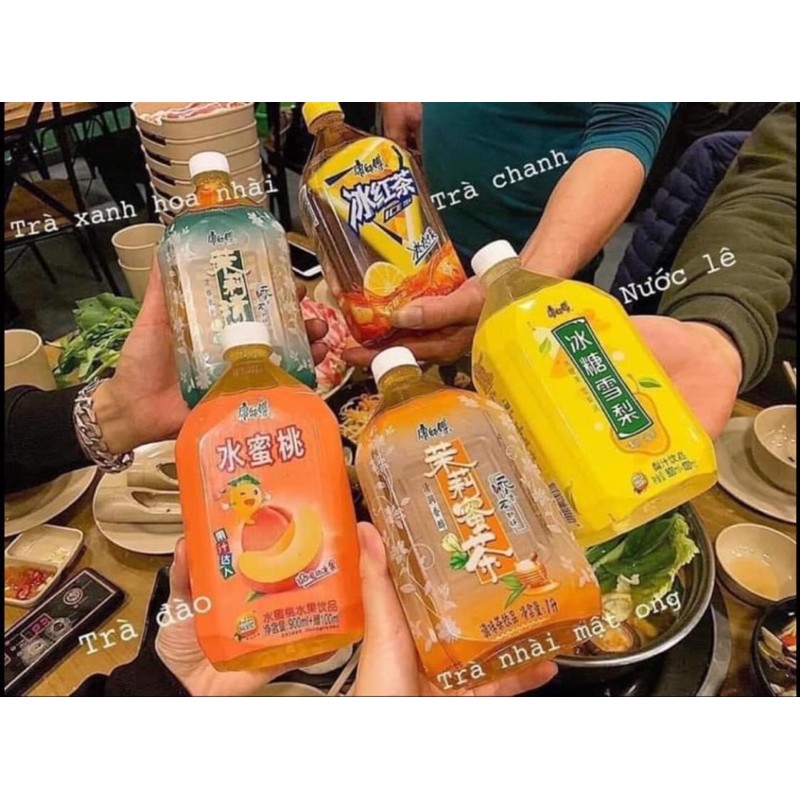 Nước Lê, Trà Nhài, Nước Trái Cây Đài Loan chai 1Lít