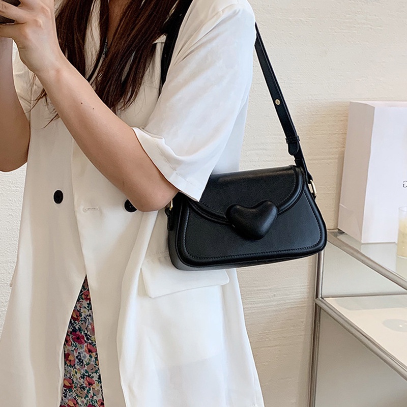 Túi kẹp nách IELGY dáng vuông nhỏ thời trang phong cách Hàn Quốc cho nữ