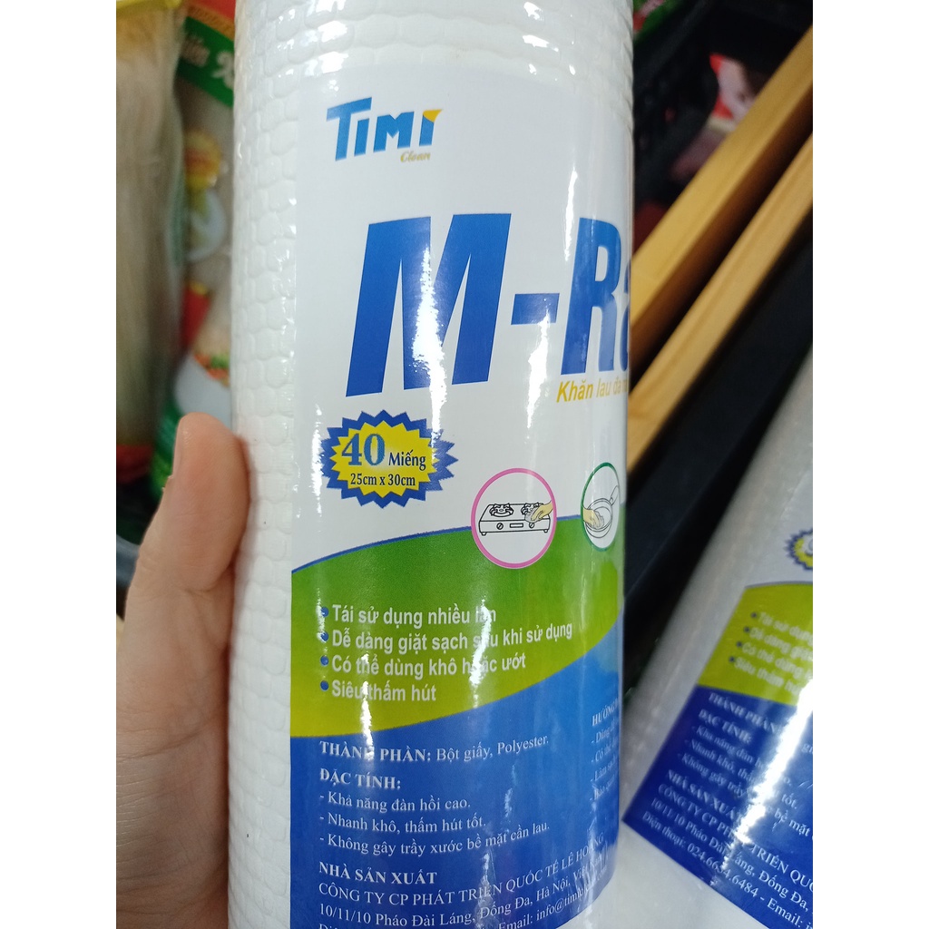 Khăn lau đa năng siêu dai M-rags