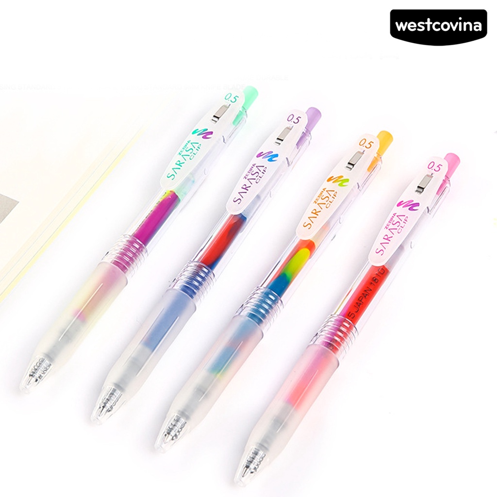 [Hot]✍Bút Mực Gel Ngòi 0.5mm Màu Sắc Cầu Vồng