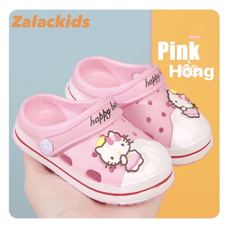 Dép sục nhựa cho bé trai, bé gái Zalackids