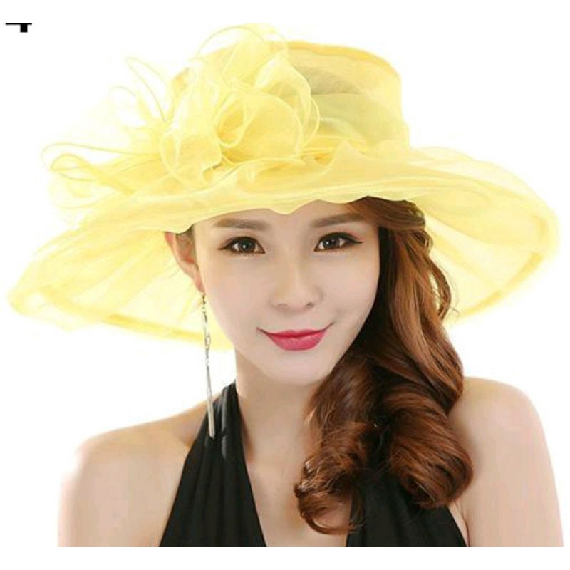Nón rộng vành mũ vành rộng đi biển gấp gọn sang trọng