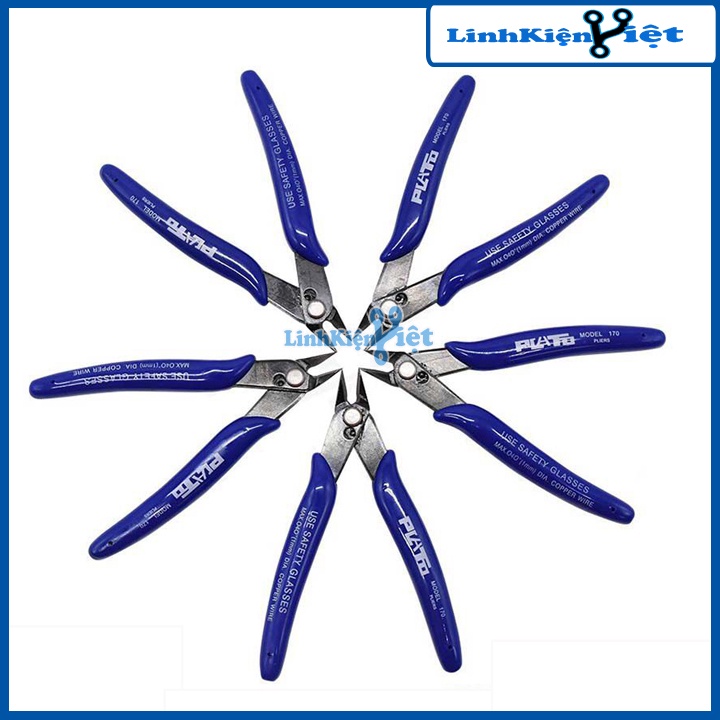 Combo 5 Kìm Cắt Chân Linh Kiện PLATO 170 125mm