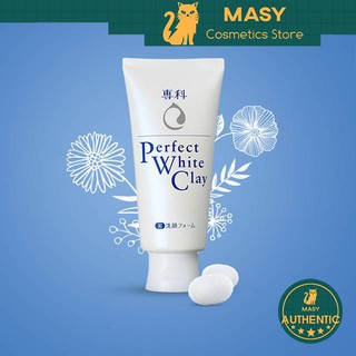 Sữa rửa mặt tạo bọt senka perfect white clay chiết xuất đất sét trắng 120g
