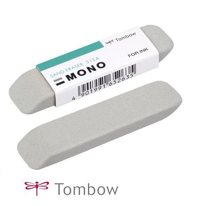 Gôm tẩy mực bút bi,mực in... Tombow Mono Sand Eraser for Typewriter, ES-512