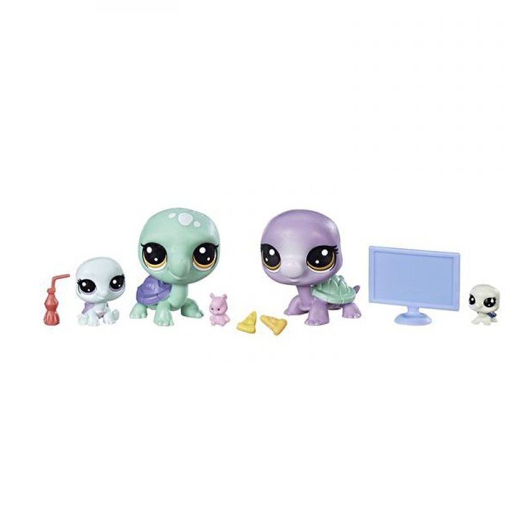 Đồ Chơi Gia đình Rùa Quý Tộc / Mèo Kitty Quý Phái Littlest Pet Shop