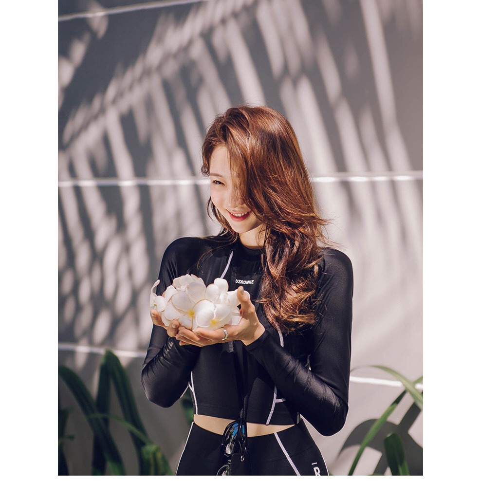 2356 - [Có sẵn] Bộ đồ bơi / Bikini Áo dài tay + quần dài Sporty Phong Cách | BigBuy360 - bigbuy360.vn