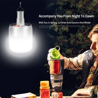 Đèn tích điện 50w kèm bộ chuyển đổi 5V để sạc