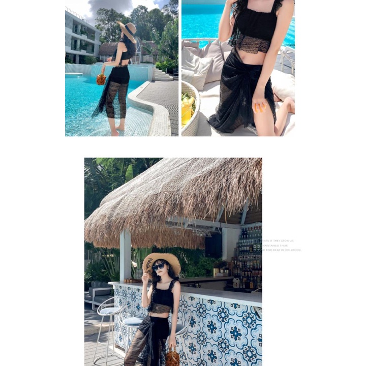 Bộ Đồ Bơi Ba Mảnh Thời Trang Mùa Xuân 2022 Cho Nữ