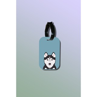Tag hành lý du lịch in hình Pet Lover - Husky