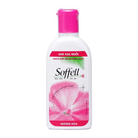 Kem chống muỗi Soffell hương hoa 60ml