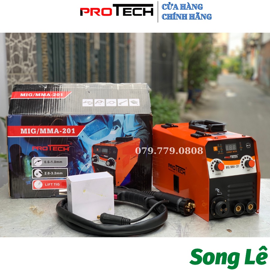 Máy Hàn Mig 3 Chức Năng mini Protech Mig / MMA 201 mini Không Dùng Khí - Thợ và Gia Đình