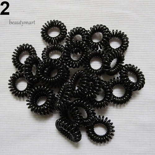 Bộ 20 dây buộc tóc nhiều màu sắc thiết kế dễ thương cho nữ