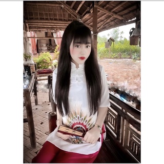 đồ lam đi chùa - công thêu