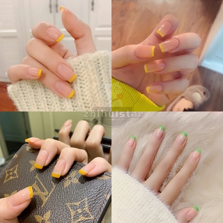 Set 24 Móng Tay Giả Kèm Keo Dán Tiện Lợi