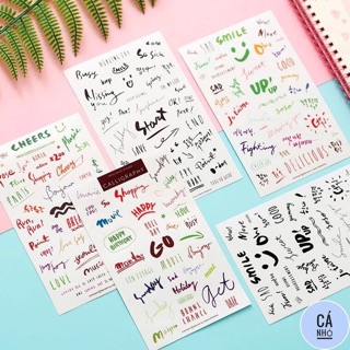 Sticker chữ