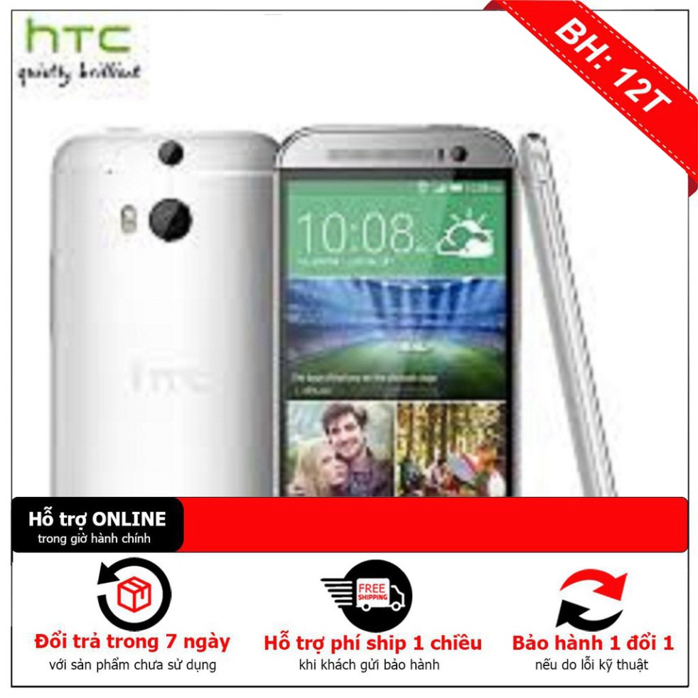 NGÀY DUY NHAT SALE HOT NHẤT - Điện thoại HTC One M8 Ram 2Gb Fullbox Đủ Màu NGÀY DUY NHAT