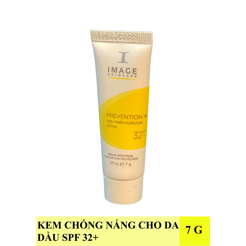 Kem chống nắng Image Skincare Prevention spf 32+ dành cho da dầu mini (7g) - Hàng chính hãng | BigBuy360 - bigbuy360.vn