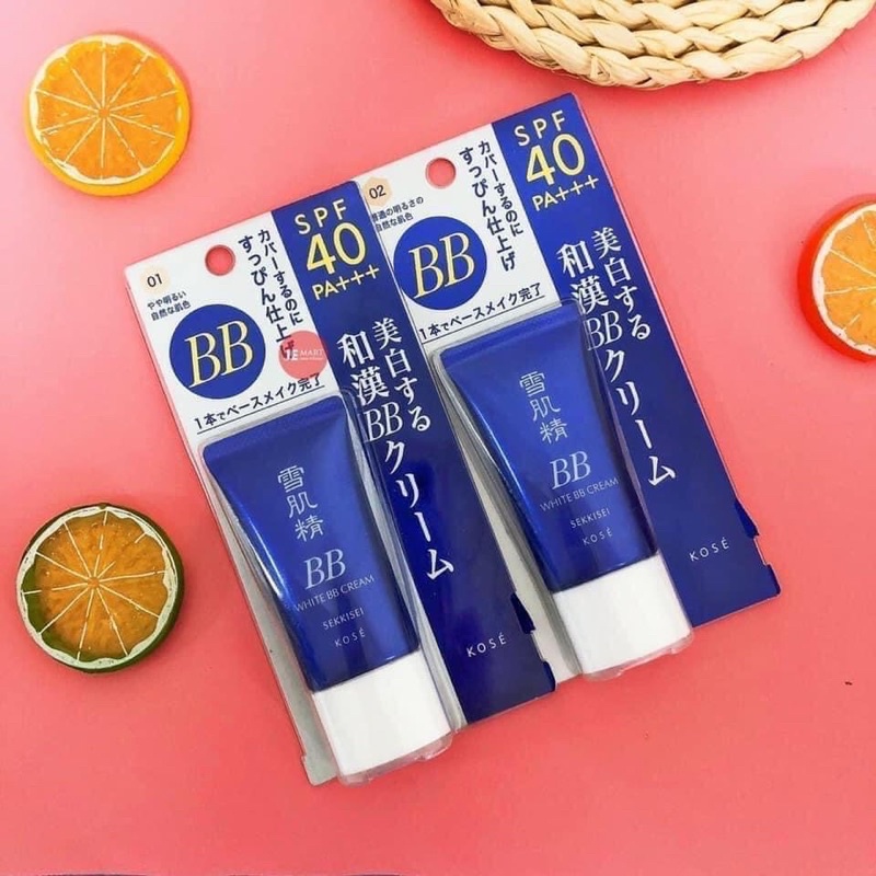[Hàng Nhật] Kem nền chống nắng BB Kose Cream Sekkisei White BB Cream (30g) (Japan)