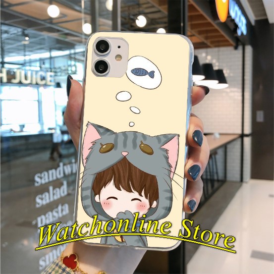 Ốp silicon  in UV iPhone 12 12 pro 12 pro max X/xs Xr XS max 11 11 pro 11 pro max 6 6S 6/6S PLUS 7 8 7/8 PLUS Thỏ láu
