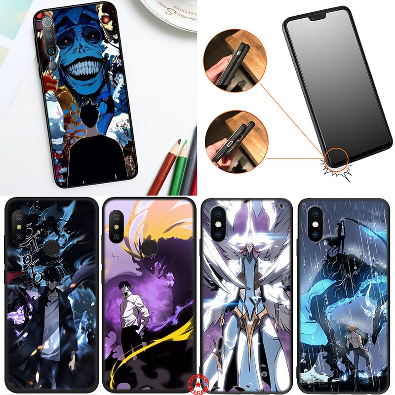 Ốp điện thoại hình anime Solo Leveling cho XIAOMI MI MAX 3 CC9E 11 9T 9 8 PRO LITE SE UOL17