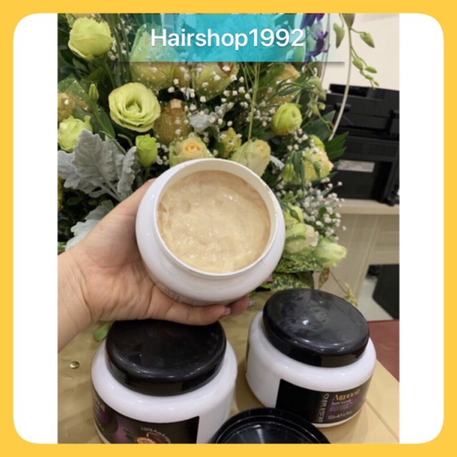 KEM HẤP Ủ TÓC PHỤC HỒI TÓC NÁT ARGANOIL HAIR MASK BERDYWIN 500ML | BigBuy360 - bigbuy360.vn
