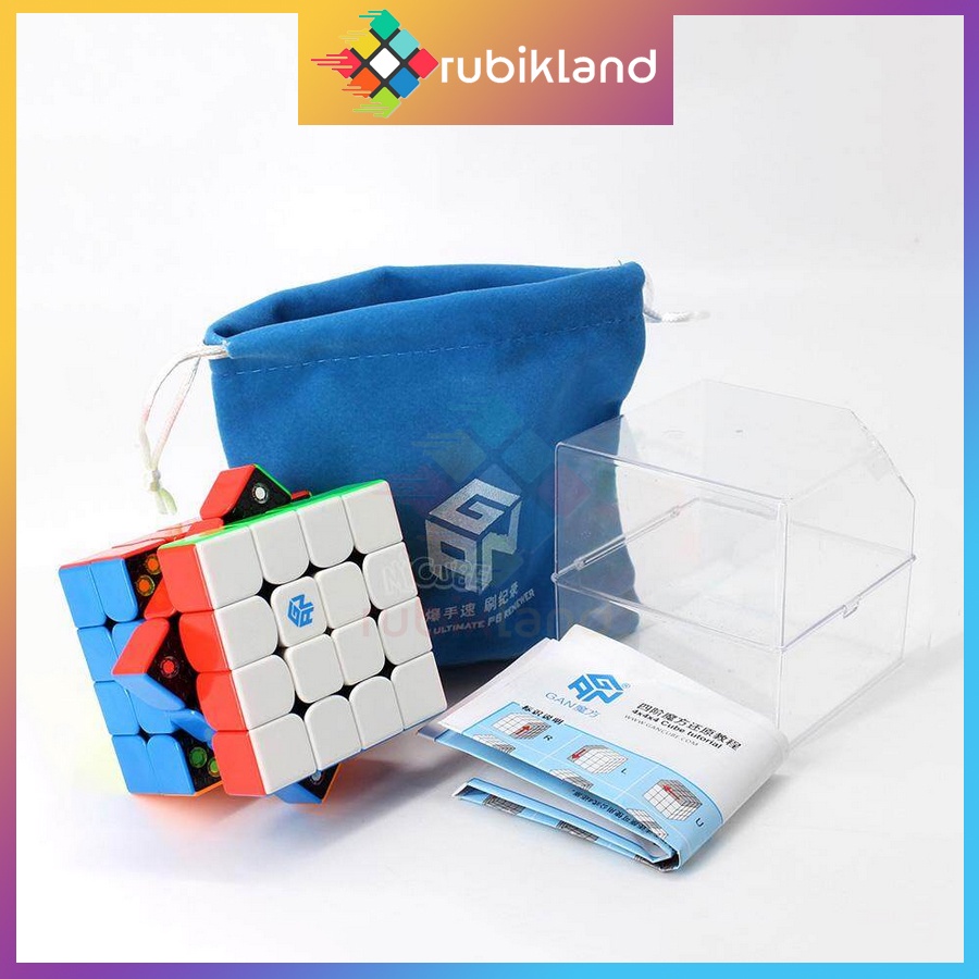 Rubik Gan 460 M Gan460M Rubic 4x4 Có Nam Châm Dòng Cao Cấp Flagship 4 Tầng Đồ Chơi Trí Tuệ Trẻ Em