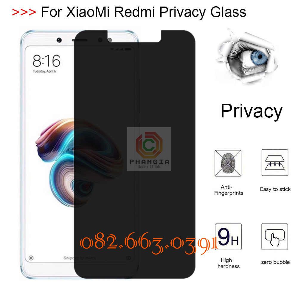 Dán cường lực chống nhìn trộm Xiaomi redmi note 3 / note 3 pro/ 4 / 4x / 5 / 5 pro / 6 pro / 5a / 7 pro / 9 pro dẻo nano